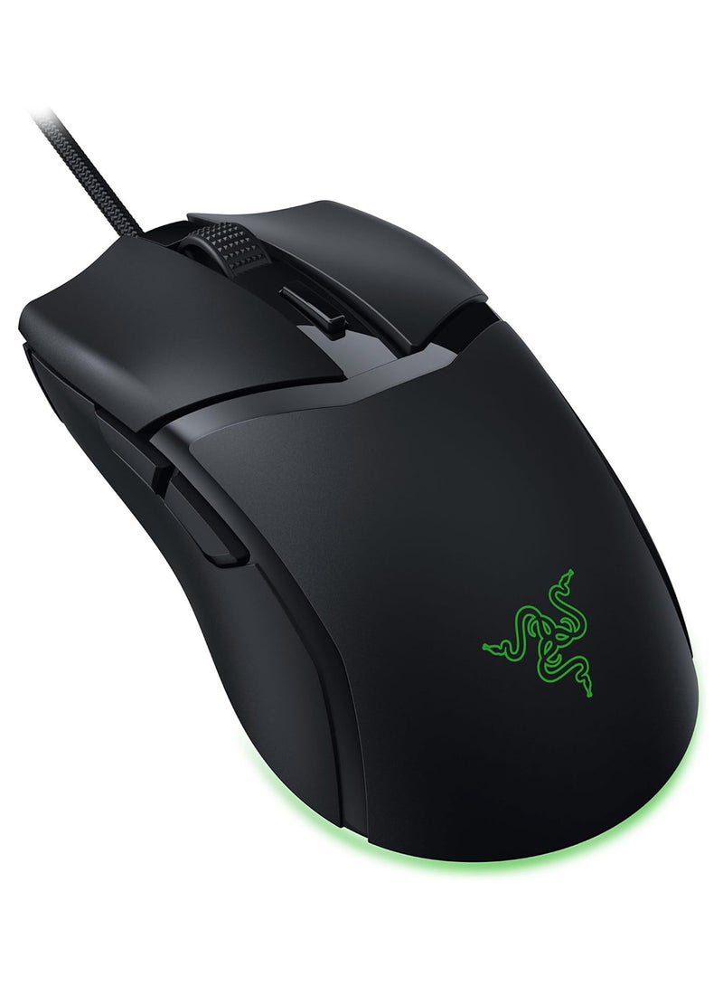 RAZER Cobra Lightweight Wired Gaming Mouse: 58g Lightweight Design - Gen-3 Optical Switches - Chroma RGB Lighting with Gradient Underglow - 8500 DPI Optical Sensor  Speedflex Cable - Black - Image 3
