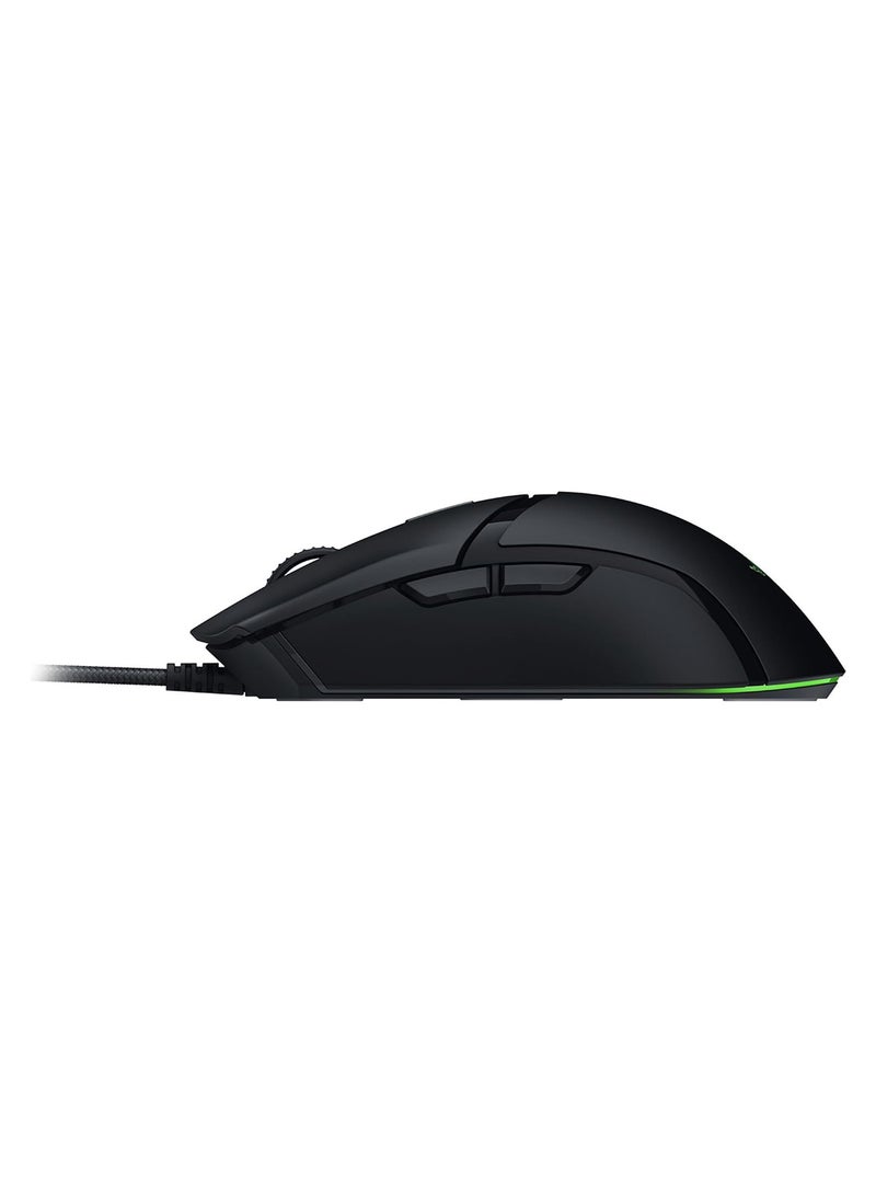 RAZER Cobra Lightweight Wired Gaming Mouse: 58g Lightweight Design - Gen-3 Optical Switches - Chroma RGB Lighting with Gradient Underglow - 8500 DPI Optical Sensor  Speedflex Cable - Black - Image 2