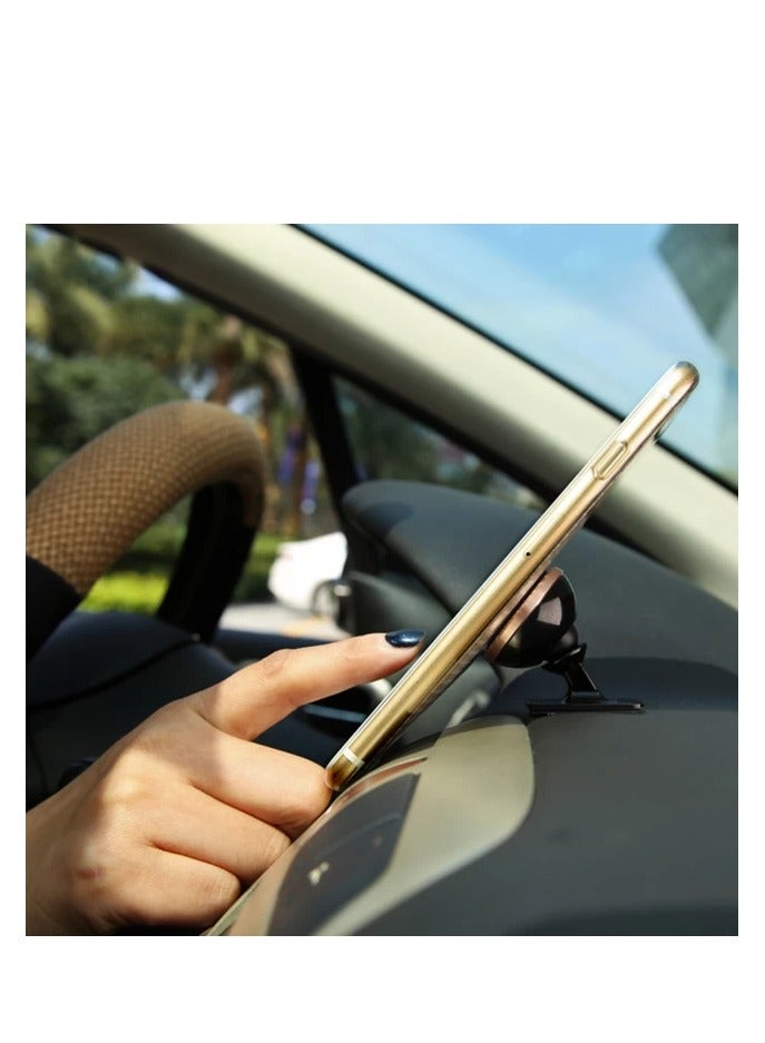 Baseus OS-Baseus 360° Adjustable Magnetic Phone Mount Gold - Image 4
