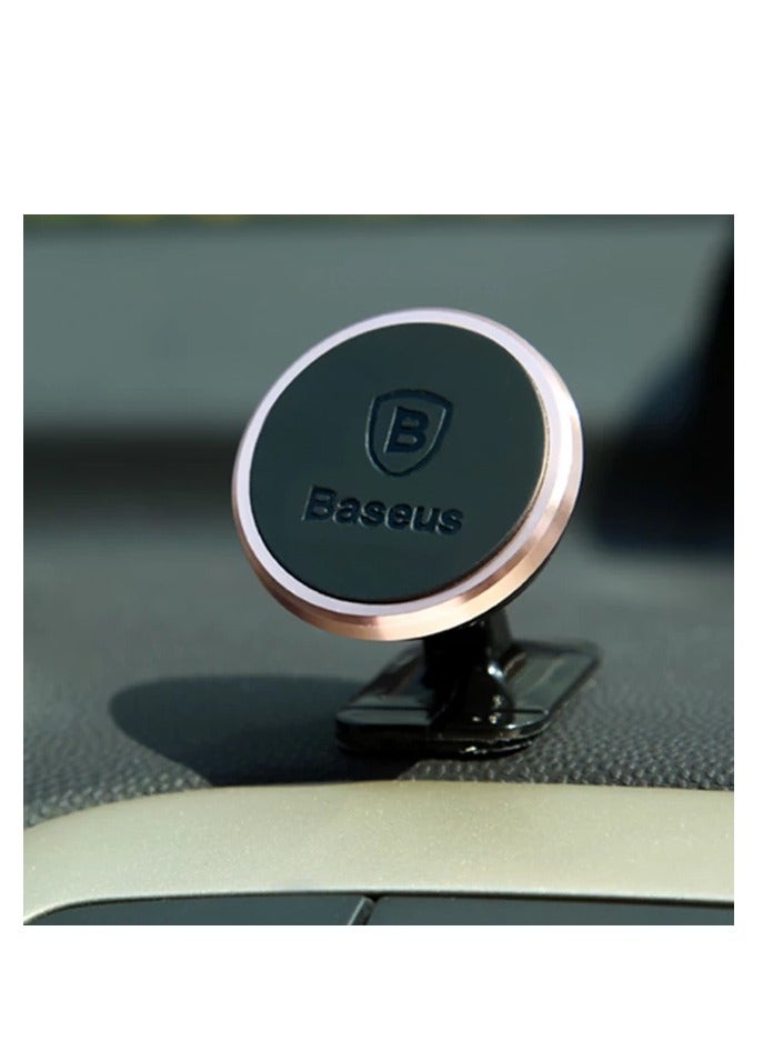 Baseus OS-Baseus 360° Adjustable Magnetic Phone Mount Gold - Image 5
