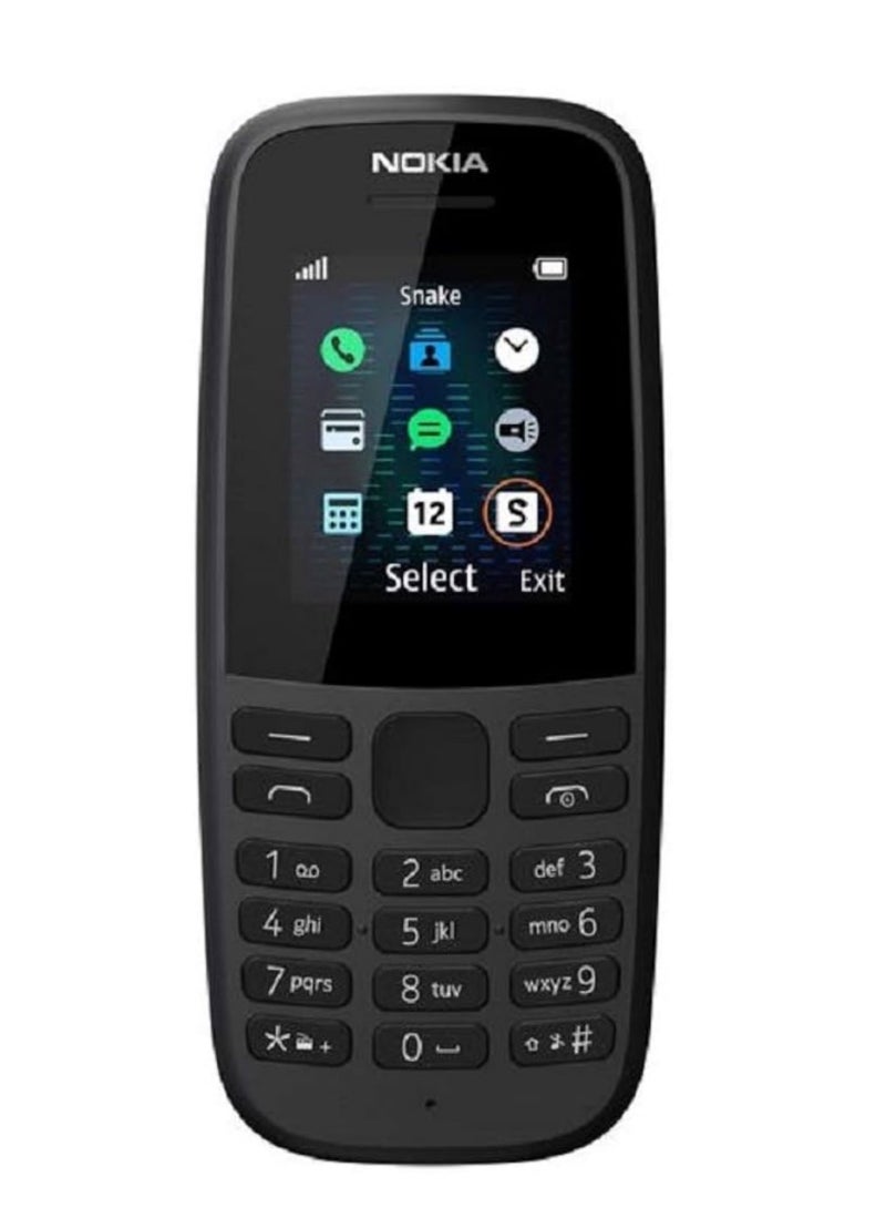 NOKIA Mobile 105 Black Dual Sim  - Image 1