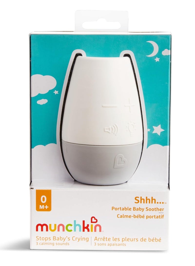 مونشكين شششش...™ جهاز محمول لتهدئة الأطفال أثناء النوم وجهاز يصدر أصوات ضوضاء بيضاء وإضاءة ليلية - Image 5