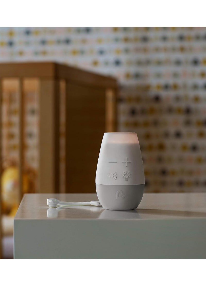 مونشكين شششش...™ جهاز محمول لتهدئة الأطفال أثناء النوم وجهاز يصدر أصوات ضوضاء بيضاء وإضاءة ليلية - Image 2