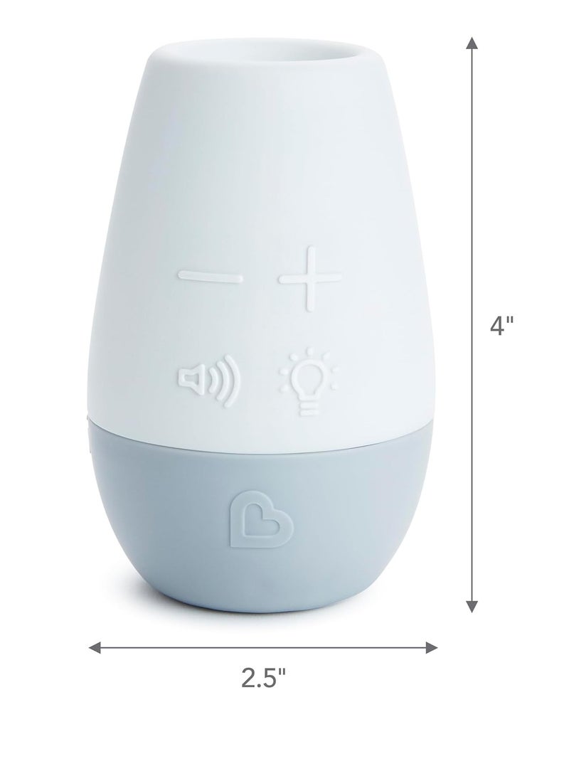 مونشكين شششش...™ جهاز محمول لتهدئة الأطفال أثناء النوم وجهاز يصدر أصوات ضوضاء بيضاء وإضاءة ليلية - Image 4