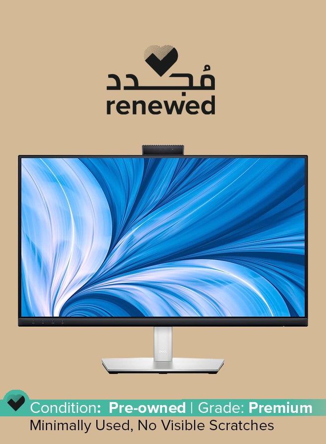 DELL Renewed - 27-Inch IPS FullHD Video Conferencing Monitor Black - Image 1