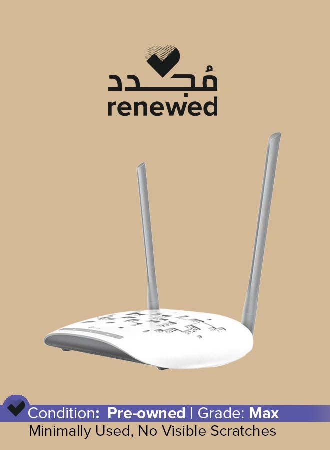 تي بي لينك تم تجديده - TL-WA801N نقطة وصول WiFi، N300 جسر لاسلكي أبيض/رمادي - Image 1