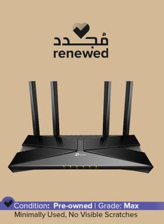 TP-LINK Renewed - Archer AX20 AX1800 Dual Band WiFi 6 Router Black ...