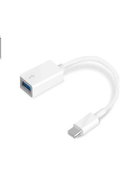 UC400 Super Speed 3.0 USB-C to USB-A Adapter, OTG/Universal Compatibility, Plug & Play White