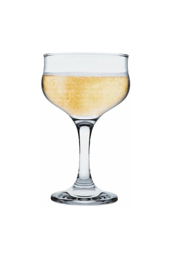 Pasabahce Large Juice and Water Cups Set of 6 -Tulipe- (275ml)- Clear-Turkey Origin clear - Image 2