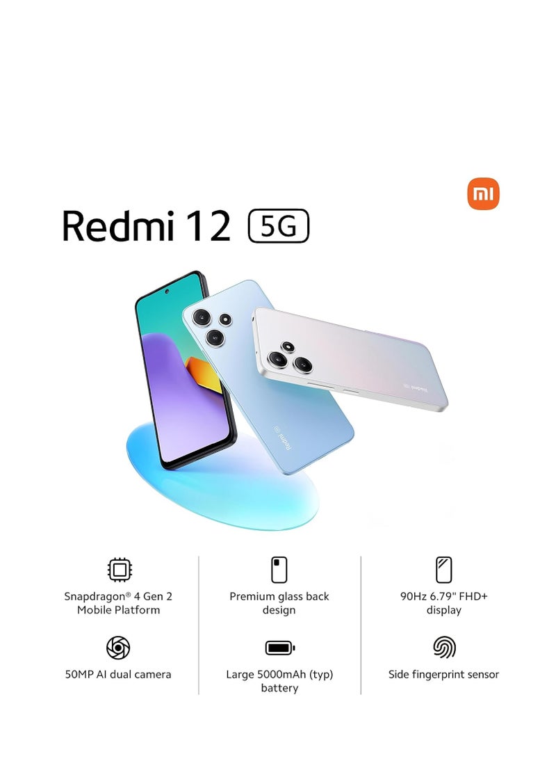 Xiaomi - Redmi 12 Dual Sim Jade Black 8Gb Ram 256Gb 5G - Indian Version - Image 1