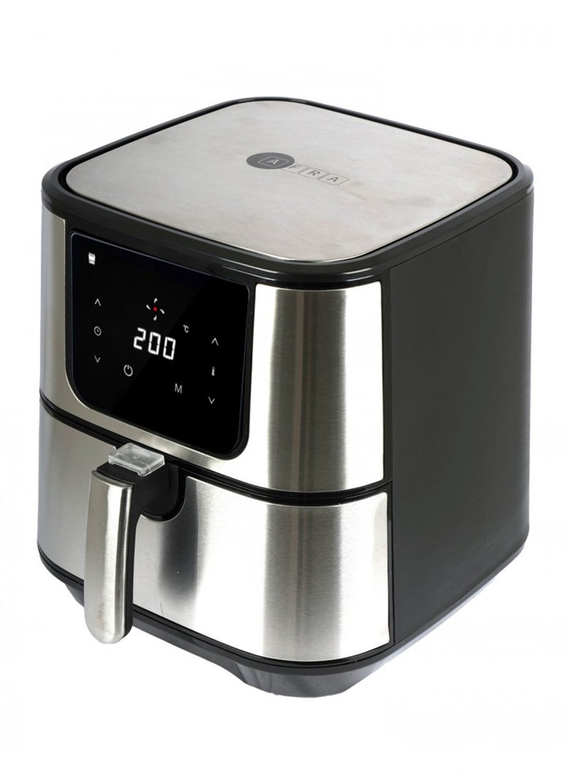 عفرا قلاية هوائية أفرا اليابانية بسلة وقاعدة قابلة للإزالة، درجة حرارة قابلة للتعديل، حماية من السخونة الزائدة، أقدام غير قابلة للانزلاق، مقبض بارد مع ضمان لمدة 2 سنوات - Image 2