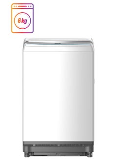 Midea Top Loading Washing Machine With Lunar Dial, Auto Clean, Strong Hygiene And Sterilization, One Touch Wash, Inverter Quattro, Soft Close Lid, Deep Clean Auto Stop And Child Lock 6 kg MA200W60W-AE White  - Image 1