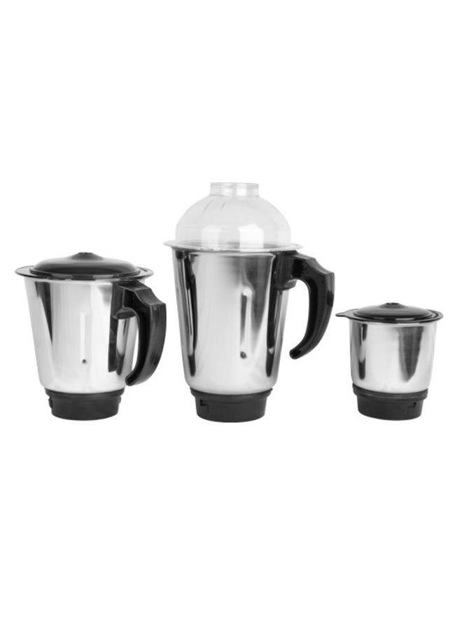 عفرا خلاط مطحنه أفرا اليابان الثقيل، 3 في 1، تشطيب لامع أحمر، أوعية وشفرات من الفولاذ المقاوم للصدأ، سعة إجمالية للأوعية 2900 مل مع ضمان لمدة سنتين - Image 4