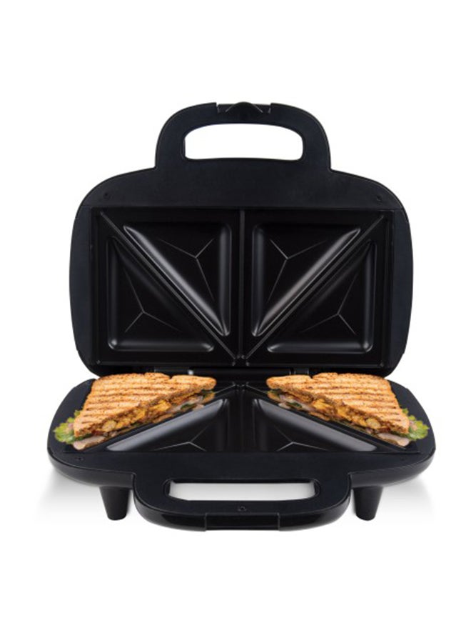 عفرا صانعة الشطائر والشواء AFRA اليابانية، سطح غير لاصق، فتحتان للشرائح، فولاذ مقاوم للصدأ مع ضمان لمدة 2 سنوات - Image 3