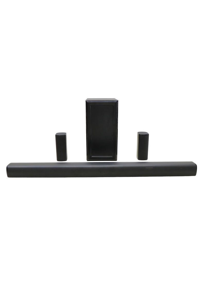 JVC - 5.1Ch Soundbar With Wireless Subwoofer Home Theatre-3600W PMPO With Bluetooth, USB, SD Card Compatible TH-N430B Black - Image 1