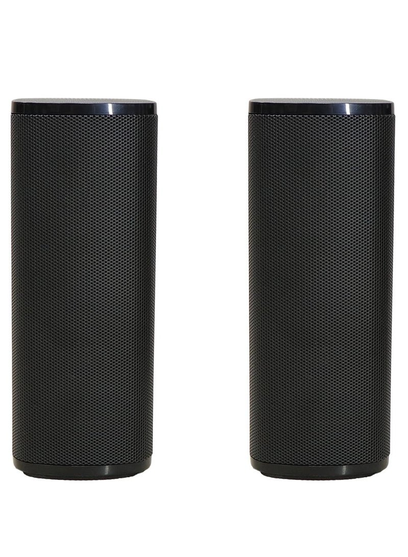 JVC - 5.1Ch Soundbar With Wireless Subwoofer Home Theatre-3600W PMPO With Bluetooth, USB, SD Card Compatible TH-N430B Black - Image 1