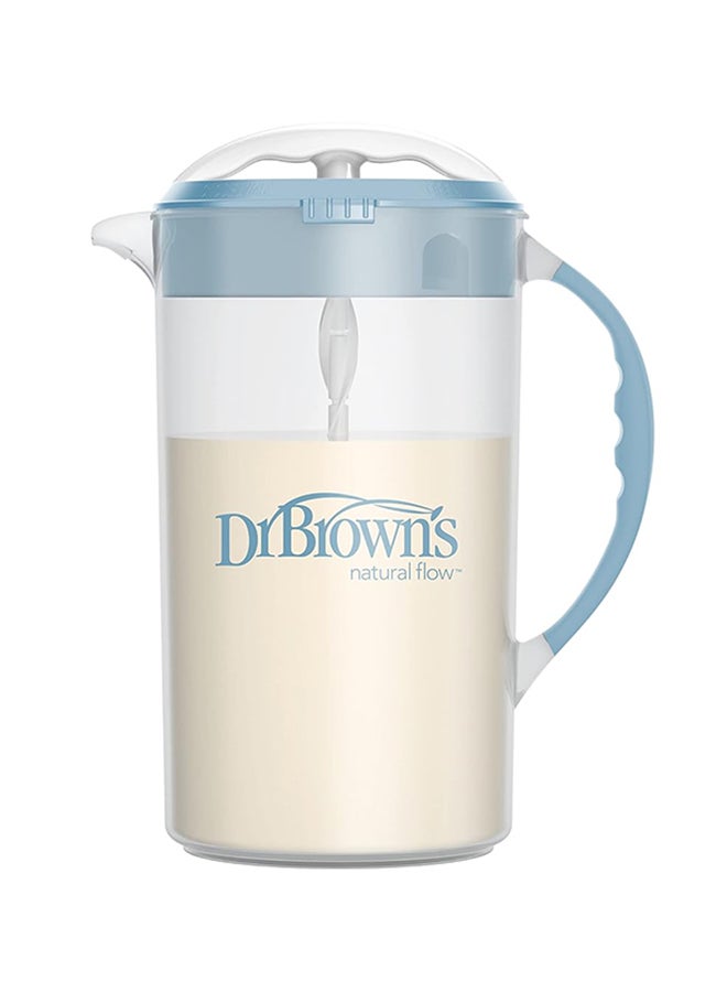 Baby Formula Mixing Pitcher With Adjustable Stopper Locking Lid