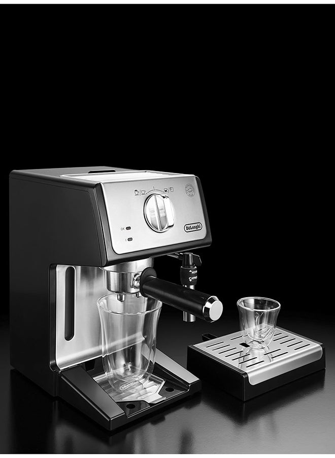 De'Longhi - Traditional Barista Pump Espresso Machine, Coffee And Cappuccino Maker 2 L 1100 W ECP35.31 Black - Image 1
