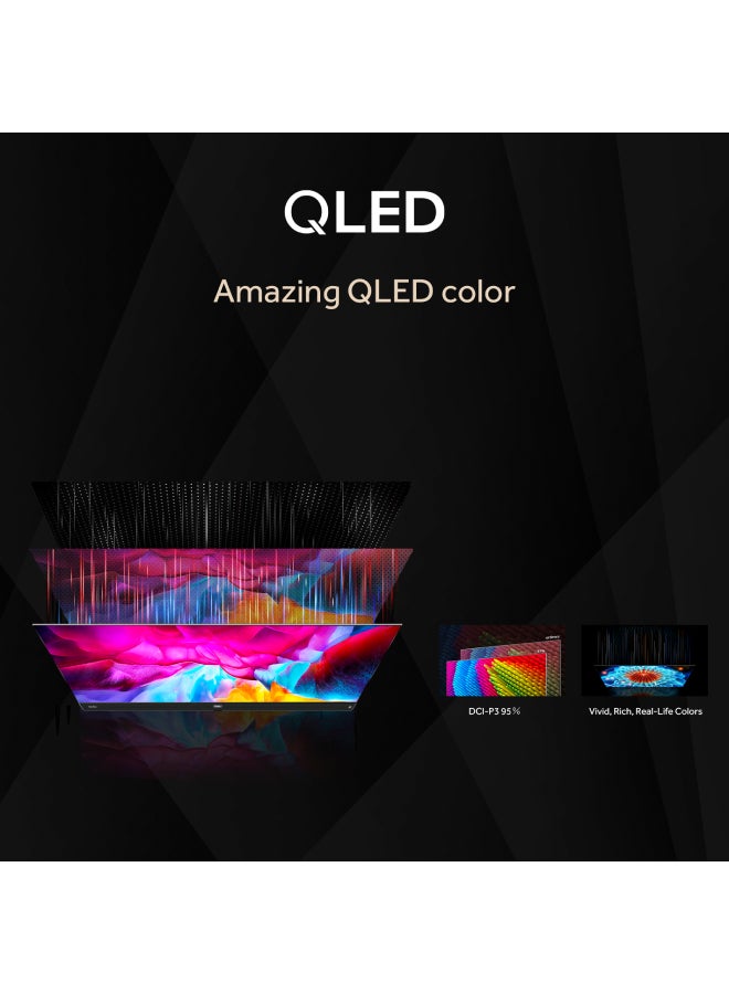 هاير - تلفزيون جوجل 55 بوصة QLED 4K HDR UHD 120 هرتز H55S900UX أسود - Image 1