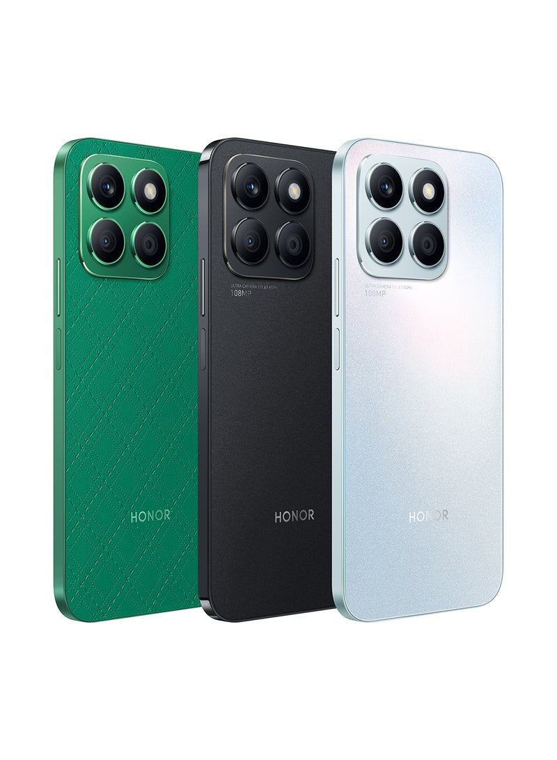 هونور - هاتف X8b ثنائي الشريحة بلون أخضر فاتن وذاكرة وصول عشوائي (RAM) سعة 8 جيجابايت وذاكرة تخزين داخلية 512 جيجابايت ويدعم تقنية 4G LTE - إصدار الشرق الأوسط - Image 1
