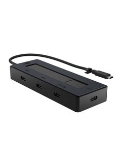 HP 4K USB-C Multiport Hub Black  - Image 1
