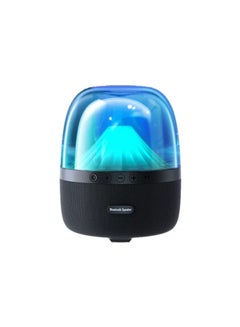 HP BTS03 RGB and shadow Bluetooth speaker Bluetooth audio big jellyfish speaker Black  - Image 2
