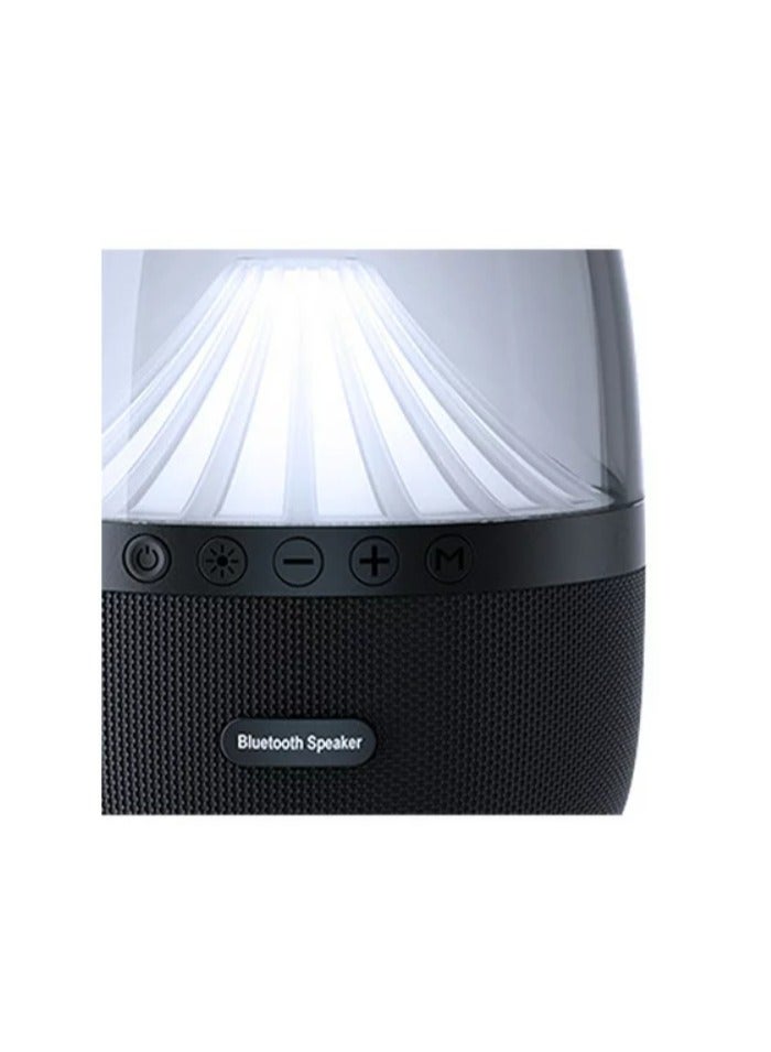 HP - BTS03 RGB and shadow Bluetooth speaker Bluetooth audio big jellyfish speaker Black - Image 1