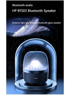 HP BTS03 RGB and shadow Bluetooth speaker Bluetooth audio big jellyfish speaker Black  - Image 5