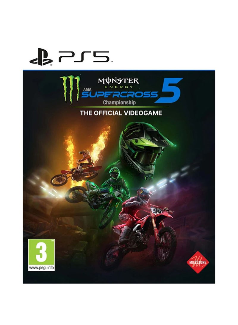 Milestone - Monster Energy Supercross The Official Videogame 5 - PlayStation 5 (PS5) - Image 1