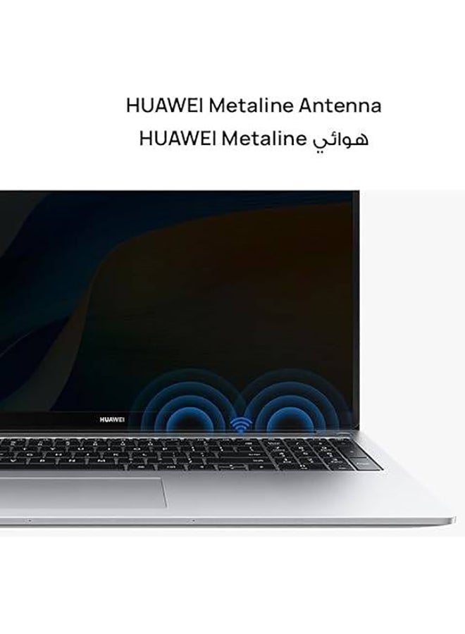 هواوي - كمبيوتر محمول Matebook D16 بشاشة عرض كاملة مقاس 16 بوصة مريحة للعين، ونحيف للغاية، ومعالج Core i5-12450H/ذاكرة وصول عشوائي سعة 8 جيجابايت/محرك أقراص SSD سعة 512 جيجابايت/نظام تشغيل Windows 11 / لوحة مفاتيح باللغة الإنجليزية + صندوق هدايا + حامل كمبيوتر محمول - Image 1