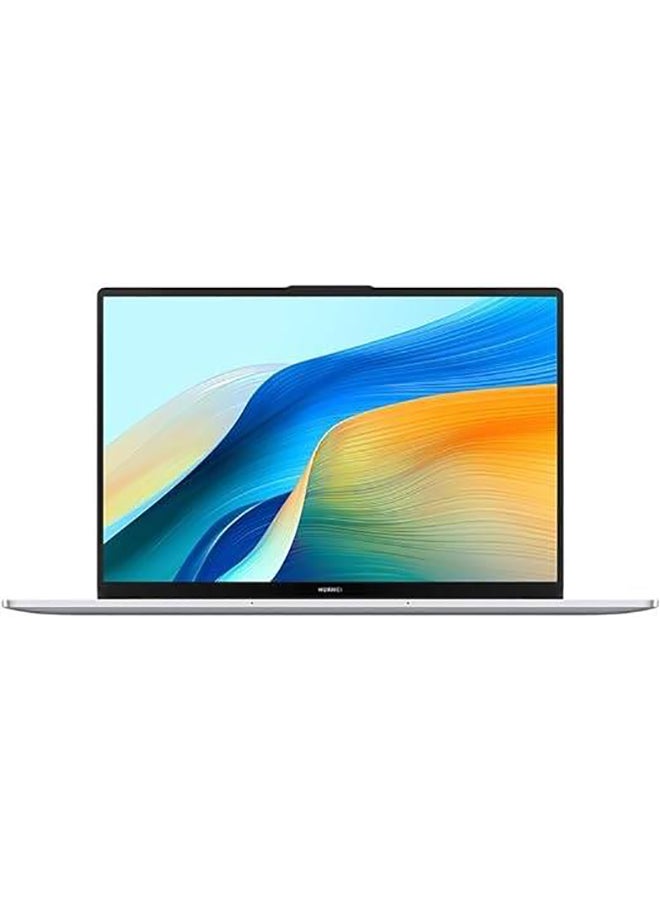 هواوي - كمبيوتر محمول Matebook D16 بشاشة عرض كاملة مقاس 16 بوصة مريحة للعين، ونحيف للغاية، ومعالج Core i5-12450H/ذاكرة وصول عشوائي سعة 8 جيجابايت/محرك أقراص SSD سعة 512 جيجابايت/نظام تشغيل Windows 11 / لوحة مفاتيح باللغة الإنجليزية + صندوق هدايا + حامل كمبيوتر محمول - Image 1