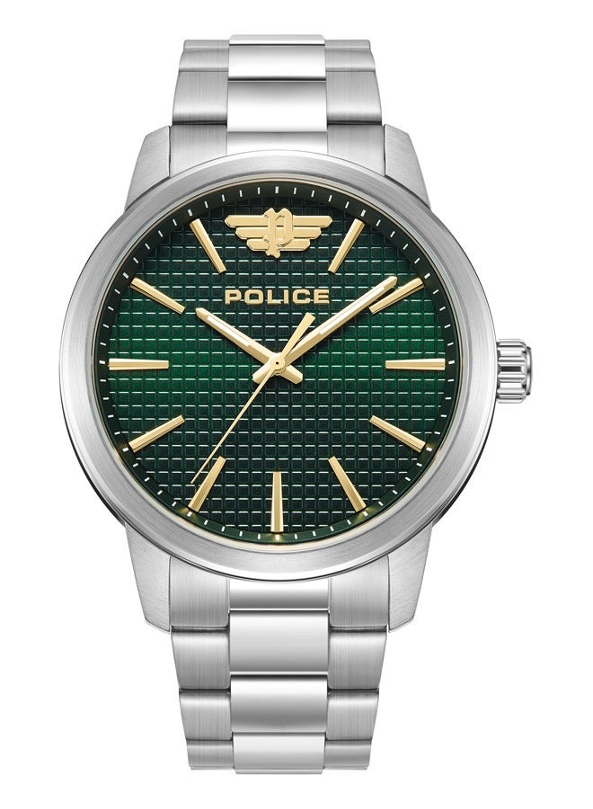POLICE Men's Men's Analog Round Shape Stainless Steel Wrist Watch PEWJG0018401 - 44 Mm  - Image 1