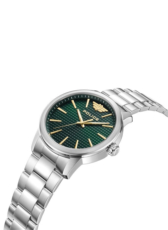 POLICE Men's Men's Analog Round Shape Stainless Steel Wrist Watch PEWJG0018401 - 44 Mm  - Image 2