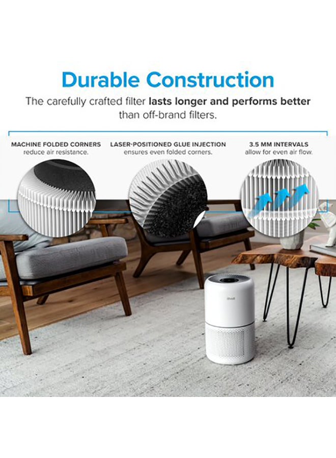 LEVOIT Core 300S True HEPA 3-Stage Original Replacement Filter Core 300-P-RF White - Image 5