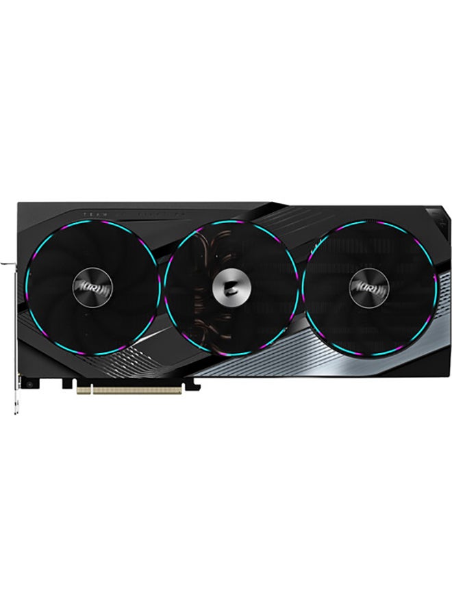 GIGABYTE - AORUS GeForce RTX 4070 SUPER MASTER Graphics Card, 12GB 192-bit GDDR6X Memory, 2655MHz Core Clock, 21Gbps Memory Speed, 7168 CUDA Cores, PCI-E 4.0, HDMI 2.1a / DP 1.4a | GV-N407SAORUS M-12GD Black - Image 1