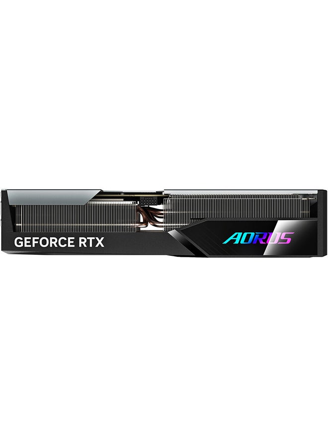 GIGABYTE - AORUS GeForce RTX 4070 SUPER MASTER Graphics Card, 12GB 192-bit GDDR6X Memory, 2655MHz Core Clock, 21Gbps Memory Speed, 7168 CUDA Cores, PCI-E 4.0, HDMI 2.1a / DP 1.4a | GV-N407SAORUS M-12GD Black - Image 1