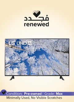 Renewed - 70-Inch 4K UHD LED Smart TV 70UQ70 Black