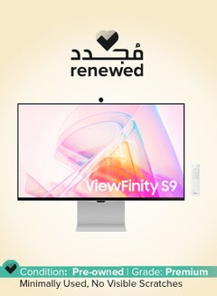 Renewed - 27 Inch ViewFinity S9 5K QLED Matte Display With Detachable Webcam Silver