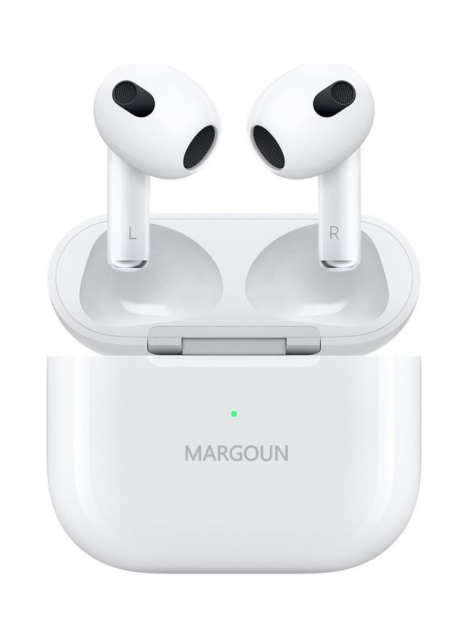 MARGOUN - Google Pixel 8 Pro Bluetooth Headphones With Charging Case Wireless Earbuds 3Rd Generation Bluetooth Sport In-Ear Headphones Hi-Fi Stereo Sound Noise Reduction White - Image 1