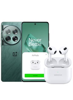 MARGOUN OnePlus 12 Bluetooth Headphones With Charging Case Wireless Earbuds 3Rd Generation Bluetooth Sport In-Ear Headphones Hi-Fi Stereo Sound Noise Reduction White  - Image 1