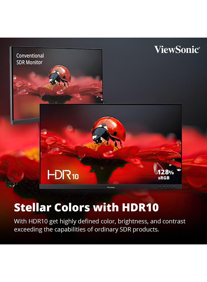ViewSonic - VA3209U-4K 32” 4K UHD Monitor with USB-C and Speakers Black - Image 1