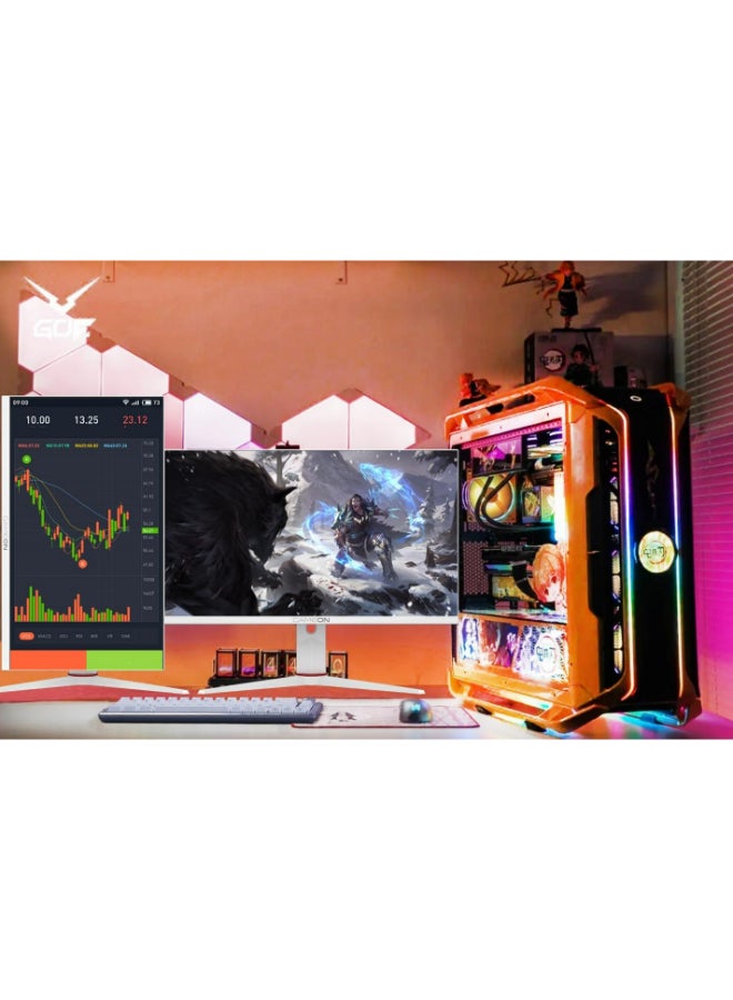 GameOn - GOA27FHD180IPS Artic Pro Series 27" FHD, 180Hz, MPRT 0.5ms, Fast IPS Gaming Monitor (Support PS5) White - Image 1