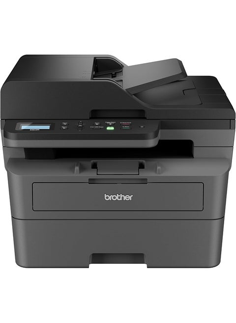 Wireless All In One Monochrome Laser Printer, DCP-L2640DW, Automatic 2 Sided Print, ADF, Mobile Printing & Scanning, Network & High Speed USB Connectivity, High Yield Ink Toner Black