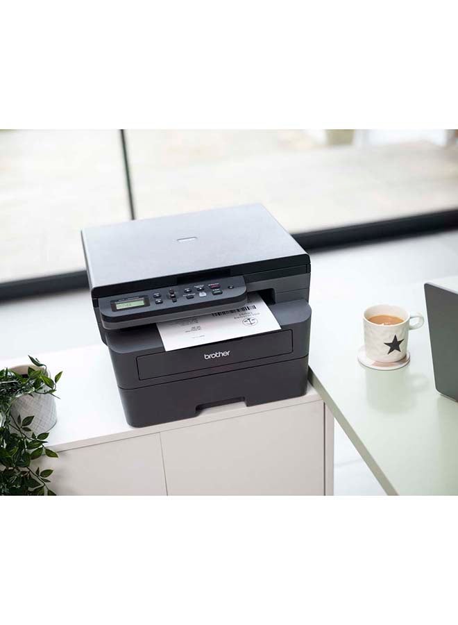 brother Wireless All In One Monochrome Laser Printer, DCP-L2625DW, Automatic 2 Sided Print, Mobile Printing And Scanning, Network & High Speed USB Connectivity, High Yield Ink Toner - Black  - Image 5