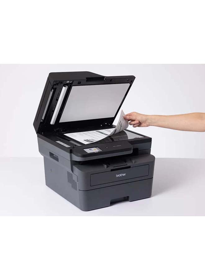 brother Wireless All In One Monochrome Laser Printer, DCP-L2625DW, Automatic 2 Sided Print, Mobile Printing And Scanning, Network & High Speed USB Connectivity, High Yield Ink Toner - Black  - Image 3
