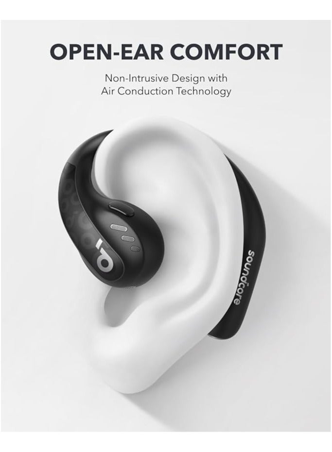 Soundcore - AeroFit Pro Open-Ear Headphones, Ultra Comfort, Secure Fit, Ergonomic Design, Rich Sound with LDAC, Bluetooth 5.3, IPX5 Water-Resistant, 46H Playtime Black - Image 1