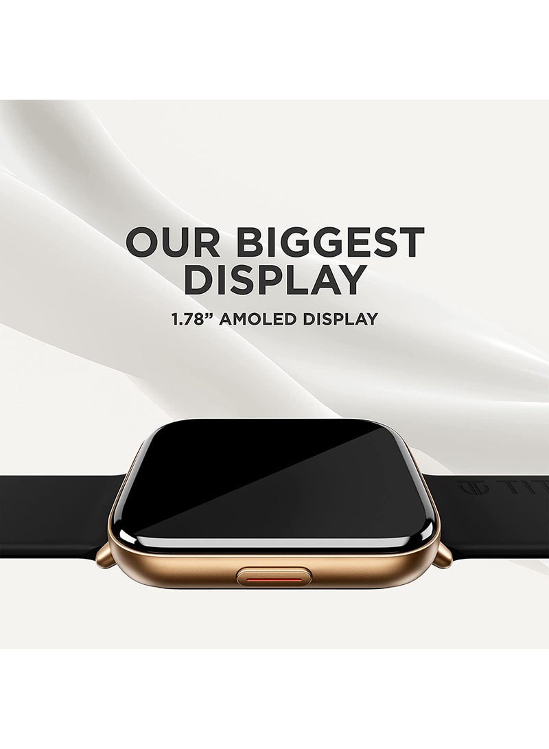 TITAN - Smart 2 Fashion Smartwatch, 1.78” AMOLED Display With Premium Metal Body, Multiple Sports Modes With 100+ Watch Faces, Complete Health Suite With Stress Monitor, 7 Days Battery Life Rose Gold - Image 1
