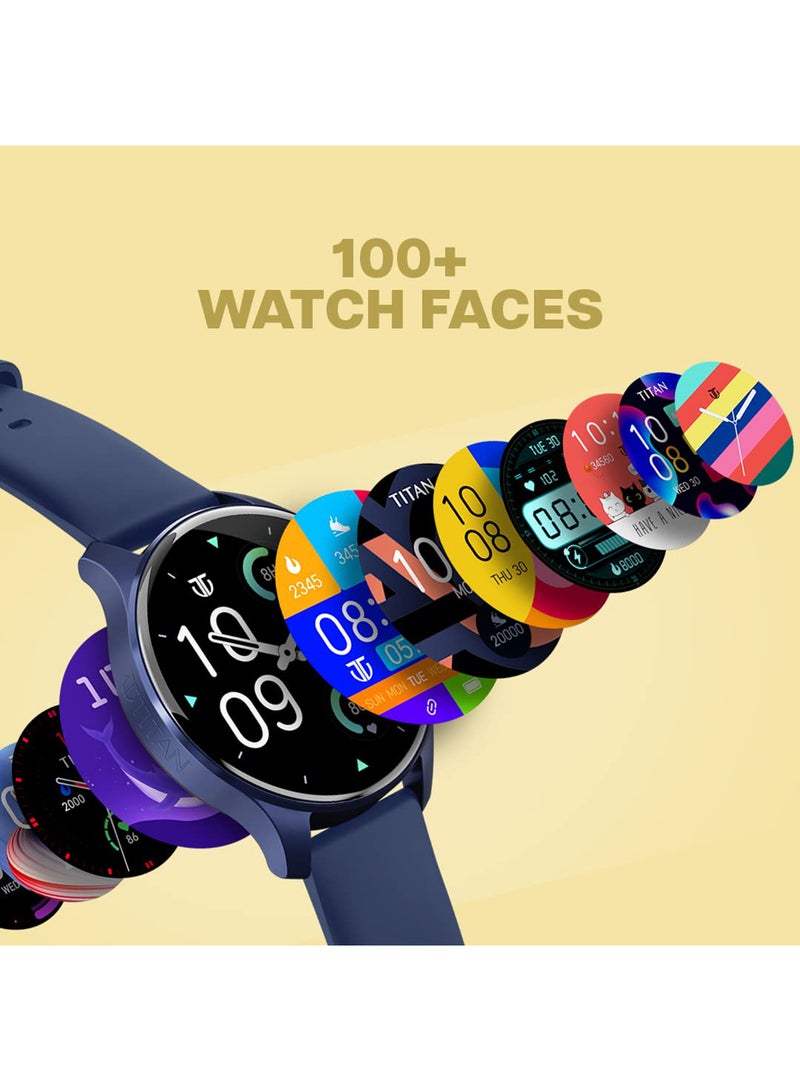 TITAN - New Talk Smart Watch | BT Calling | 1.39"AMOLED Display | Immersive 454x454 Resolution | Music Storage | TWS Connect | AI Voice | Multisport Modes Black - Image 1