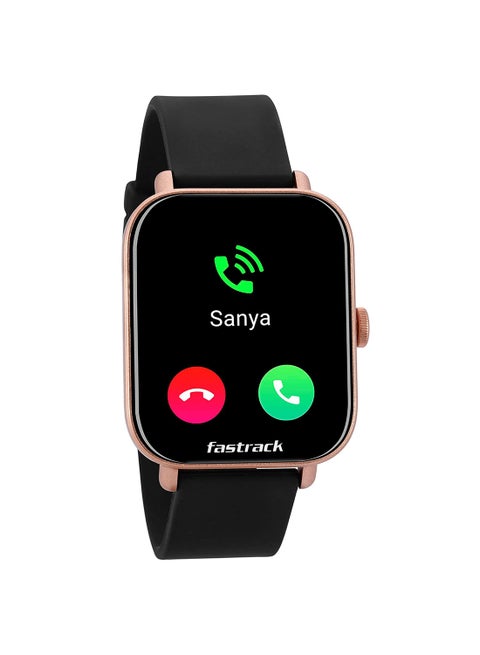 Reflex VOX 2.0 Smart Watch | BT Calling | 1.8" (4.6 cm) HD Display | Music Storage | TWS Connect | AI Voice | 50+ Sports Modes | 100+ Watch Faces | BP Monitor | SpO2 | Sleep Tracker | Fast Charge Rose Gold