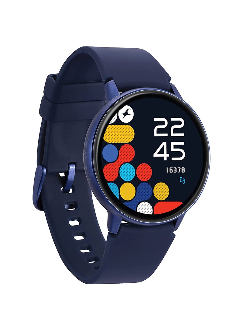 fastrack New Reflex Play|AMOLED Display|100 + Watchfaces|in-Built Games|24x7 HRM|BP Monitor|SpO2|Sleep Monitor|25+ Sports Modes|Custom Watchface|7 Day* Battery|Camera & Music Control|IP68 Blue  - Image 1